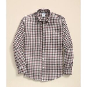MS McClellan Men's Classic Fit Plaid Button Down Long Sleeve Shirt Size M‎